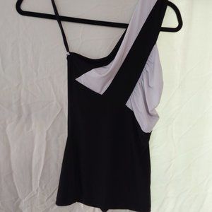 Y2k Black and White shirt